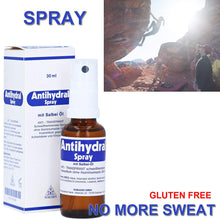 Load image into Gallery viewer, Antihydral Antiperspirant Spray 30mL without Aluminum Salts (ACH) for Moist & Sweaty Skin