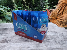 Load image into Gallery viewer, Cats Premium Wet Food 85g Pouch — Moist, Soft Cat Food Mixer, Topper and Rotational Meal (Pack of 12, Tuna Flavor)