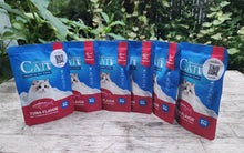 Load image into Gallery viewer, Cats Premium Wet Food 85g Pouch — Moist, Soft Cat Food Mixer, Topper and Rotational Meal (Pack of 6, Tuna Flavor)