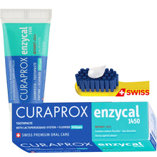 Load image into Gallery viewer, Curaprox 75ml Enzycal 1450 Gentle Toothpaste, Healthy Mouth (1450ppm)