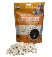 Load image into Gallery viewer, Freeze Dried Chicken Powder & Chunks Food Topper for Cats and Dogs 2oz (57g) Tasty Chews with Single Ingredient