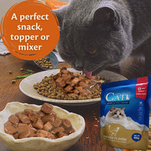 Load image into Gallery viewer, Cats Premium Wet Food 85g Pouch — Moist, Soft Cat Food Mixer, Topper and Rotational Meal (Pack of 12, Chicken Flavor)