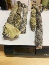 Load image into Gallery viewer, Twisted Cod Skin Dog Treats (about 5-6" each) | Air-Dried with Single Ingredient up to 3oz