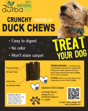 Load image into Gallery viewer, DUCK CHEWS Crunchy Dog Treats | 2pcs Casual 'Hardness' | No Odor | Won't Stain Carpet
