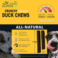 Load image into Gallery viewer, DUCK CHEWS Crunchy Dog Treats | 2pcs Casual 'Hardness' | No Odor | Won't Stain Carpet