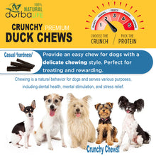 Load image into Gallery viewer, DUCK CHEWS Crunchy Dog Treats | 3pcs Casual 'Hardness' | No Odor | Won't Stain Carpet