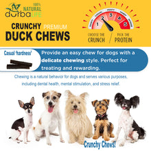 Load image into Gallery viewer, DUCK CHEWS Crunchy Dog Treats | 2pcs Casual 'Hardness' | No Odor | Won't Stain Carpet