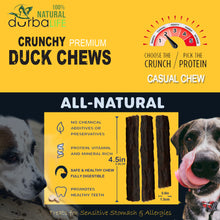 Load image into Gallery viewer, DUCK CHEWS Crunchy Dog Treats | 3pcs Casual 'Hardness' | No Odor | Won't Stain Carpet