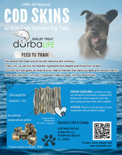 Load image into Gallery viewer, Cod Fish Skin Dog Treats 4pcs Braided & Air-Dried with Single Ingredient - Codfish