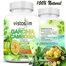 Load image into Gallery viewer, VistaSlim Garcinia Cambogia 60 Capsules 95% HCA Weight Loss Diet Supplement 3000mg Daily