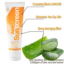 Load image into Gallery viewer, Forever Living Aloe Sunscreen 4oz SPF 30 UVA/UVB Protection