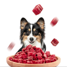 Load image into Gallery viewer, Marbled Beef Cubes Oven Roasted Dog & Cat Treats Food 3.1oz (~90g)
