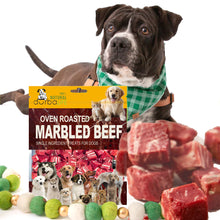 Load image into Gallery viewer, Marbled Beef Cubes Oven Roasted Dog & Cat Treats Food 3.1oz (~90g)