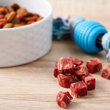 Load image into Gallery viewer, Marbled Beef Cubes Oven Roasted Dog & Cat Treats Food 3.1oz (~90g)