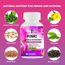 Load image into Gallery viewer, PINK! Pink Female Sensual Enhancement Supplement | More Frequent & Intense Orgasms