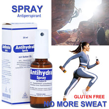 Load image into Gallery viewer, Antihydral Antiperspirant Spray 30mL without Aluminum Salts (ACH) for Moist &amp; Sweaty Skin
