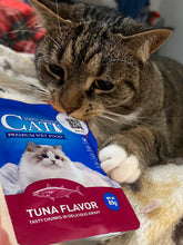 Load image into Gallery viewer, Cats Premium Wet Food 85g Pouch — Moist, Soft Cat Food Mixer, Topper and Rotational Meal (Pack of 6, Tuna Flavor)
