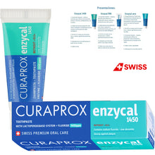 Load image into Gallery viewer, Curaprox 75ml Enzycal 1450 Gentle Toothpaste, Healthy Mouth (1450ppm)
