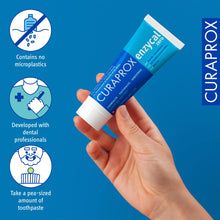 Load image into Gallery viewer, Curaprox 75ml Enzycal Zero Gentle Toothpaste, SLS-Free | Fluoride-Free
