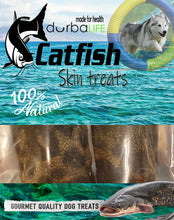 Load image into Gallery viewer, Catfish Skin Dog Treats (about 5-6&quot; each) | Air-Dried with Single Ingredient - Cat Fish
