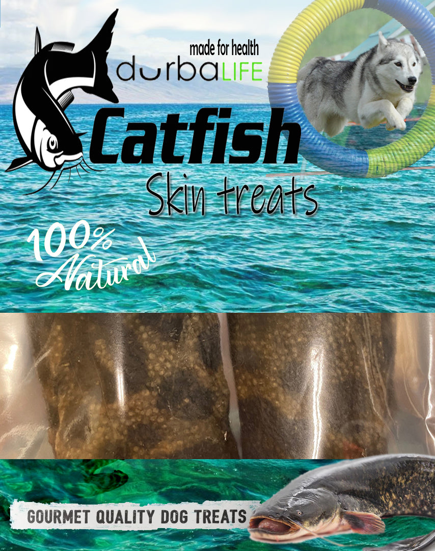 Catfish Skin Dog Treats (about 5-6