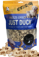 Load image into Gallery viewer, DurbaLife Freeze Dried Dog and Cat Treats Food Topper 5.1 oz (~145g), JUST Duck Large Pack
