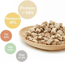 Load image into Gallery viewer, DurbaLife Freeze Dried Dog and Cat Treats Food Topper 5.1 oz (~145g), JUST Duck Large Pack
