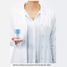 Load image into Gallery viewer, Mineral 48H Aluminum Free Deodorant, Roll-On 50 ml Deo | 15 Minerals of Vichy Volcanic Water
