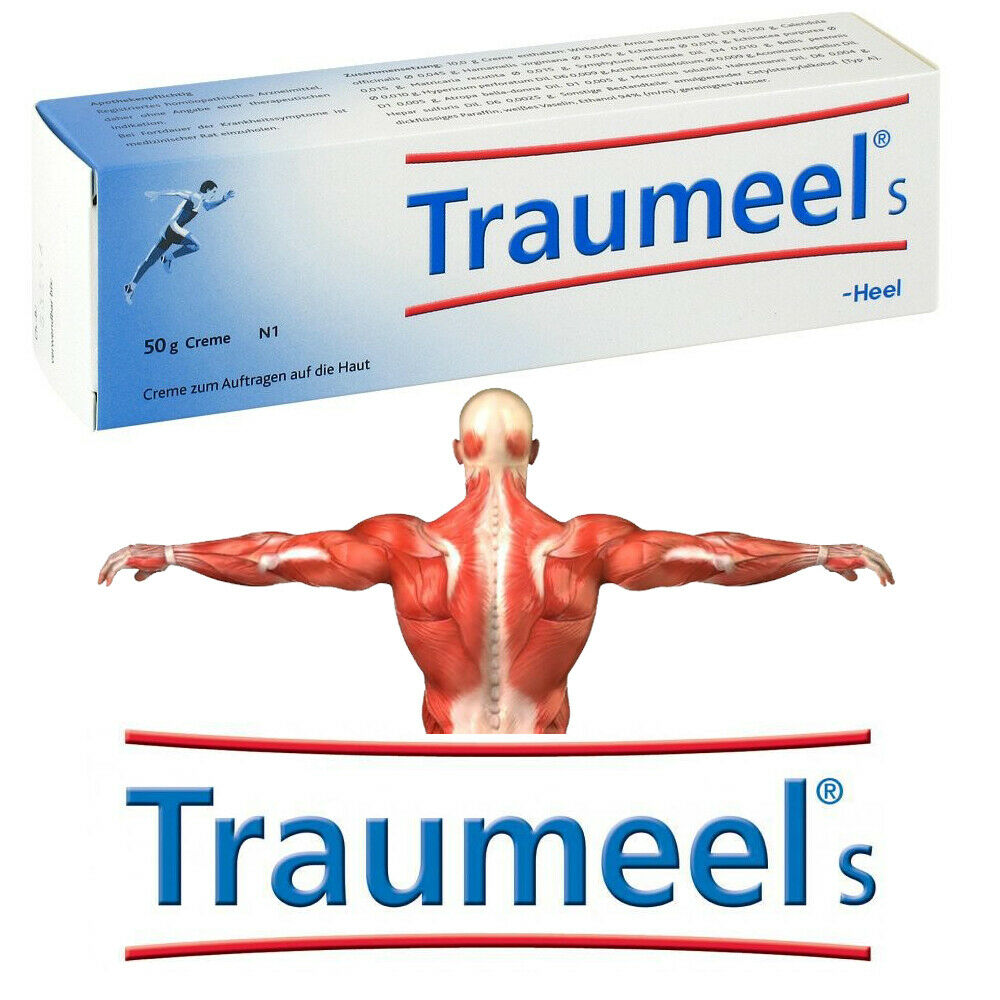 Traumeel S Homeopathic Ointment/ Cream 50g/1.8oz Anti-Inflammatory & Pain Relief